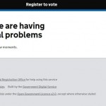 Voter registration problems