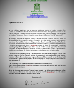 Letter to WSDC councillors (2)