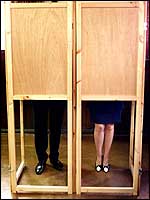Do you vote here often?